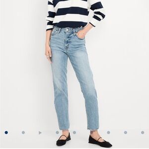 High-Waisted OG Straight Ankle Jeans Old Navy